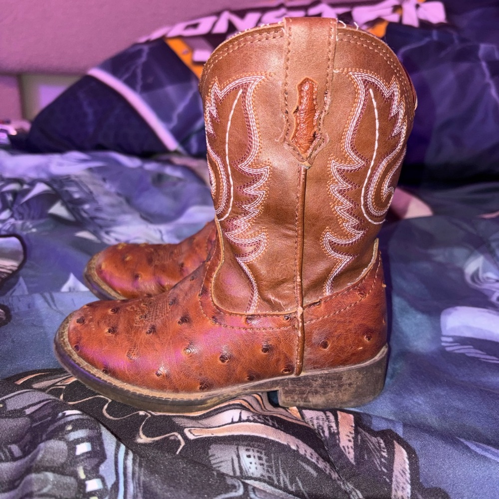 Roper Kids Tan Western Boots
